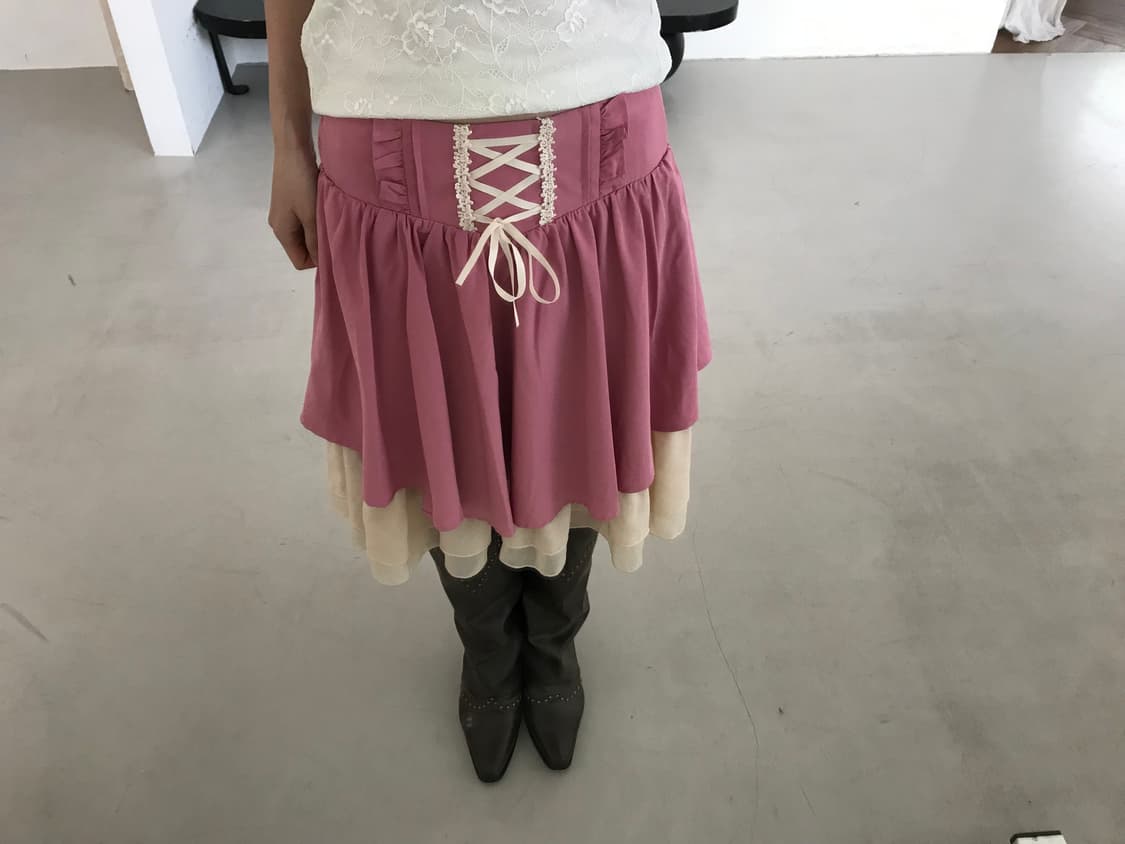 axes femme pink skirt 상품이미지1