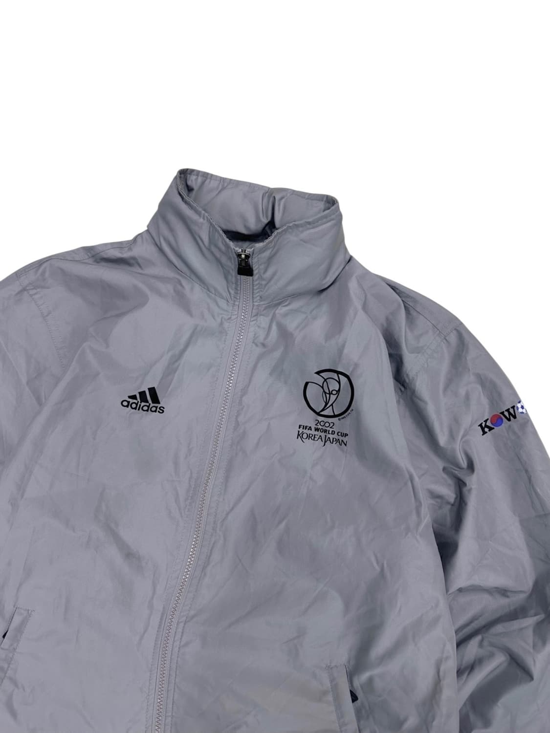 00s 아디다스 2002 월드컵 바람막이 그레이 (M~L) 상품이미지2