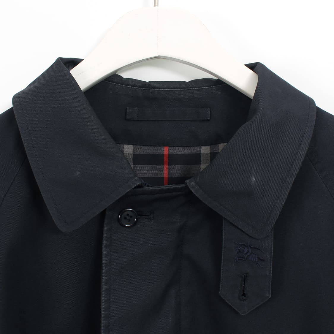 버버리 빈티지 네이비 코튼 자켓 상품이미지3