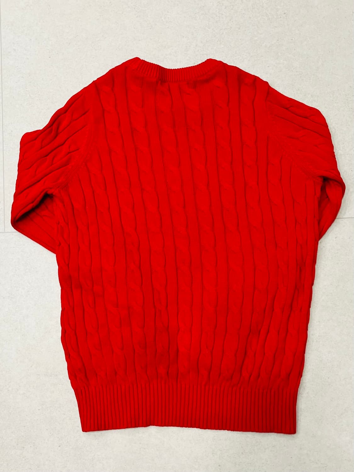 폴로 레드 니트 상품이미지2