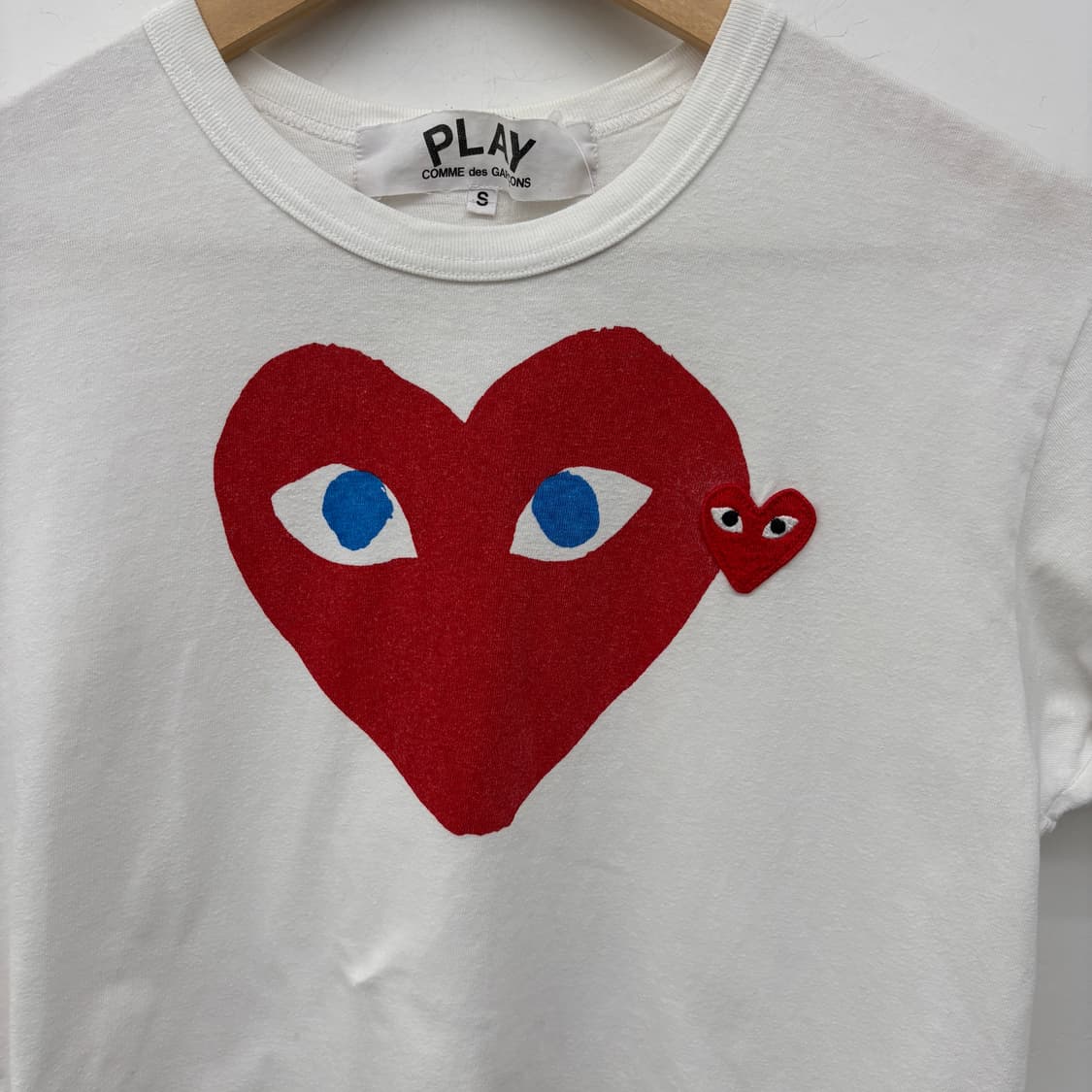 꼼데가르송 하트 빈티지 반팔 티셔츠 여성S 상품이미지2