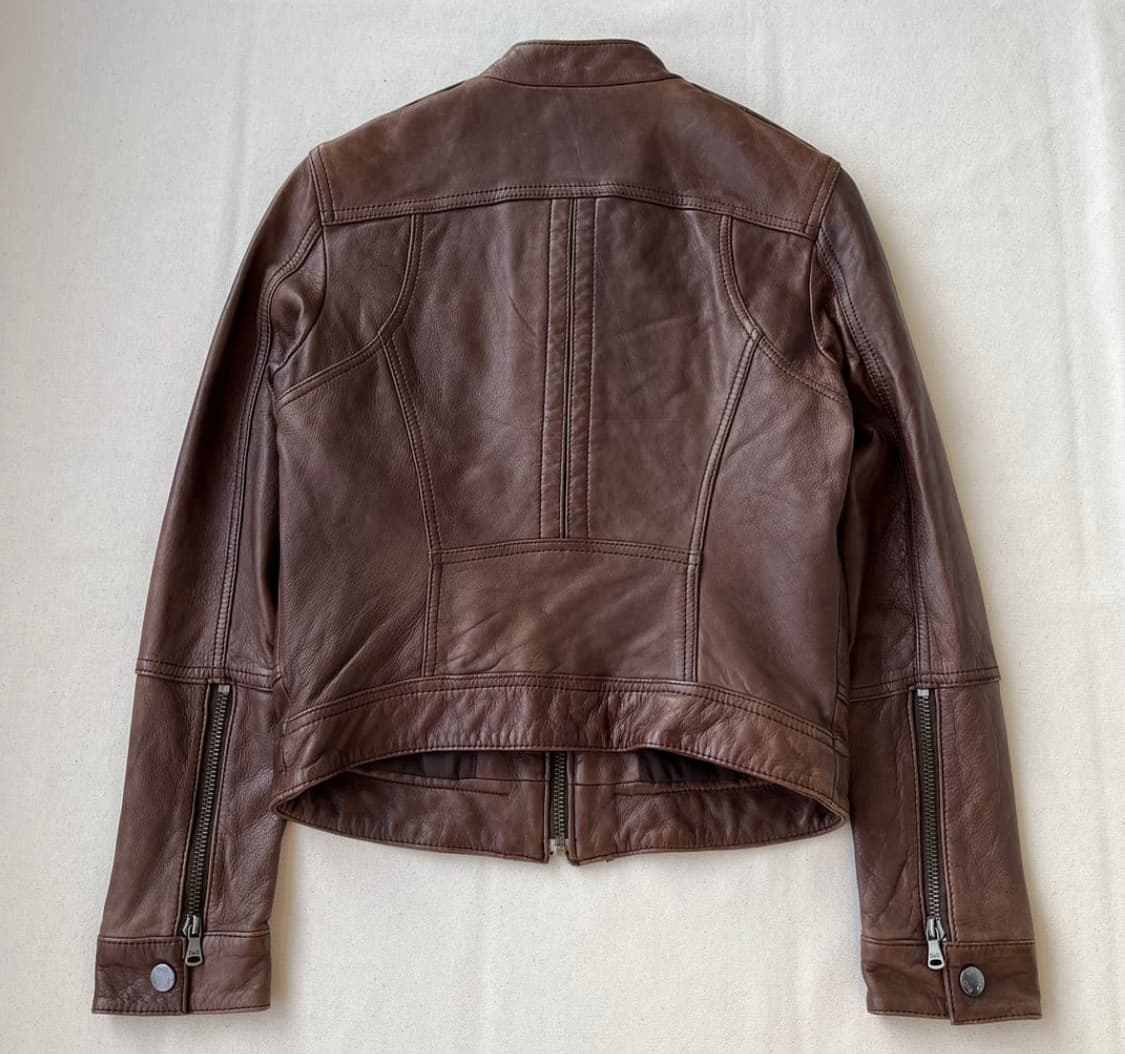 돌체앤가바나 브라운 레더 자켓 상품이미지10