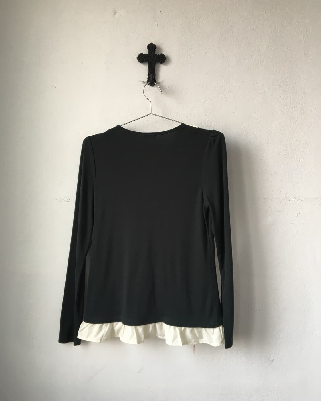 Axes femme note pattern blouse sleeve 상품이미지3