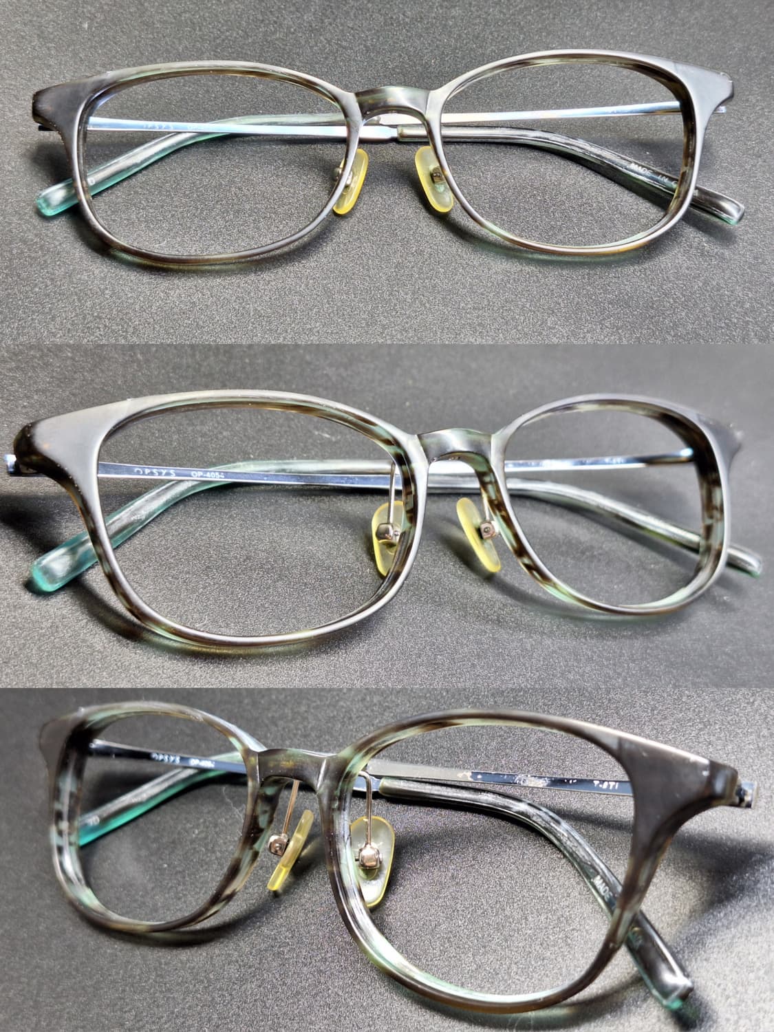 00s 일본 하우스 브랜드 OPSYS OP-4054 베타 티타늄 안경테  상품이미지5