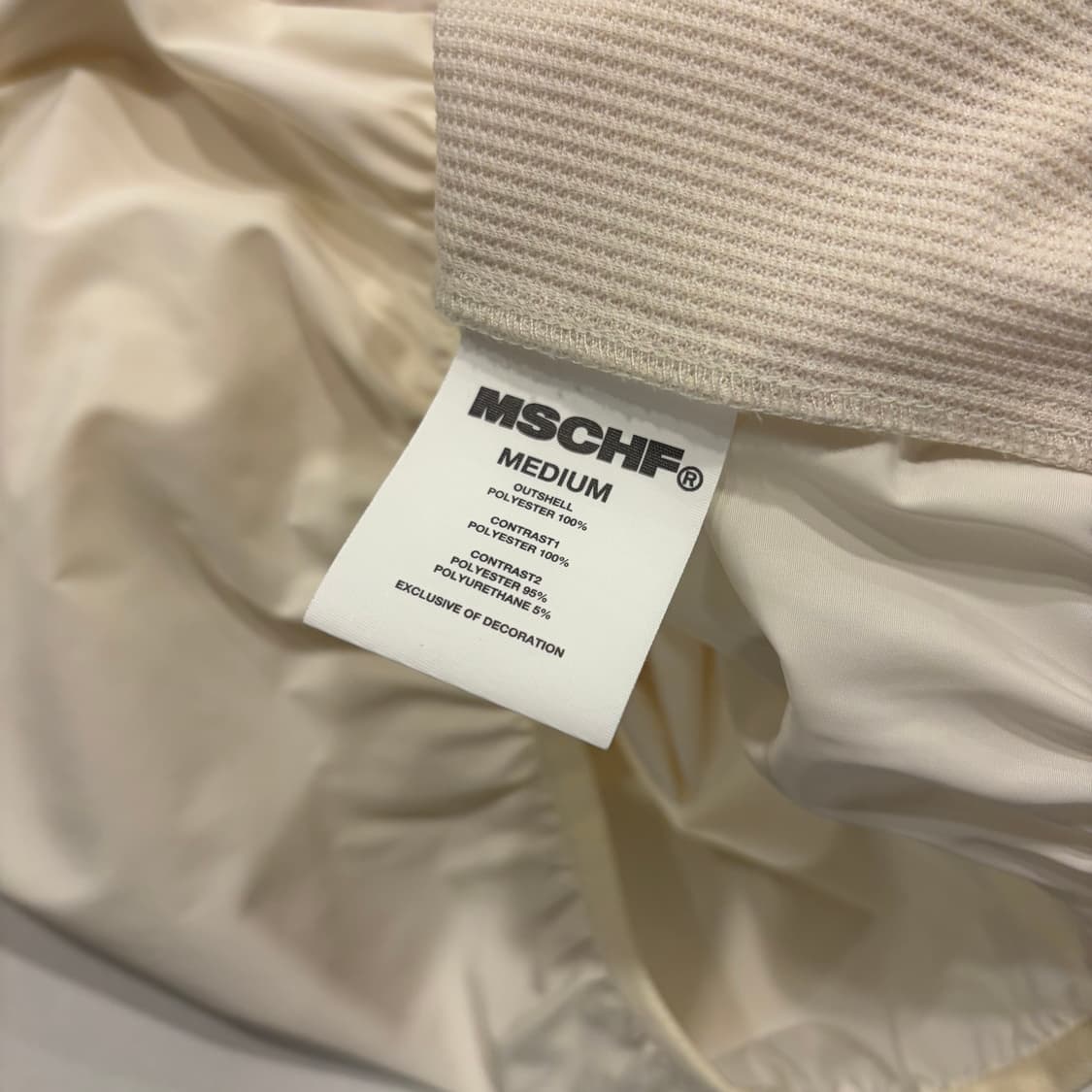 [M] 미스치프 FW 컬러블록 윈드브레이커 아이보리 D822 상품이미지9