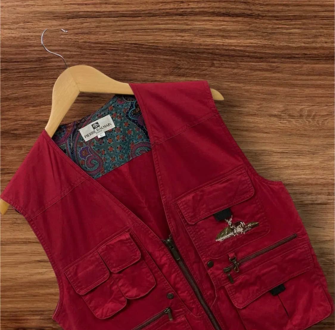Pierre Balmain 빈티지 아웃도어 베스트 L 상품이미지2