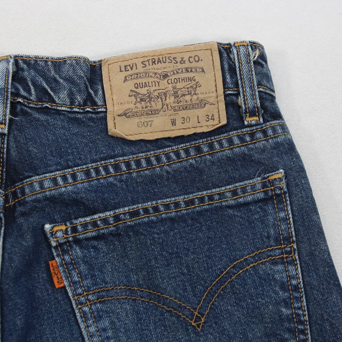 90's 리바이스 607 오렌지탭 (여성용 28) 상품이미지8