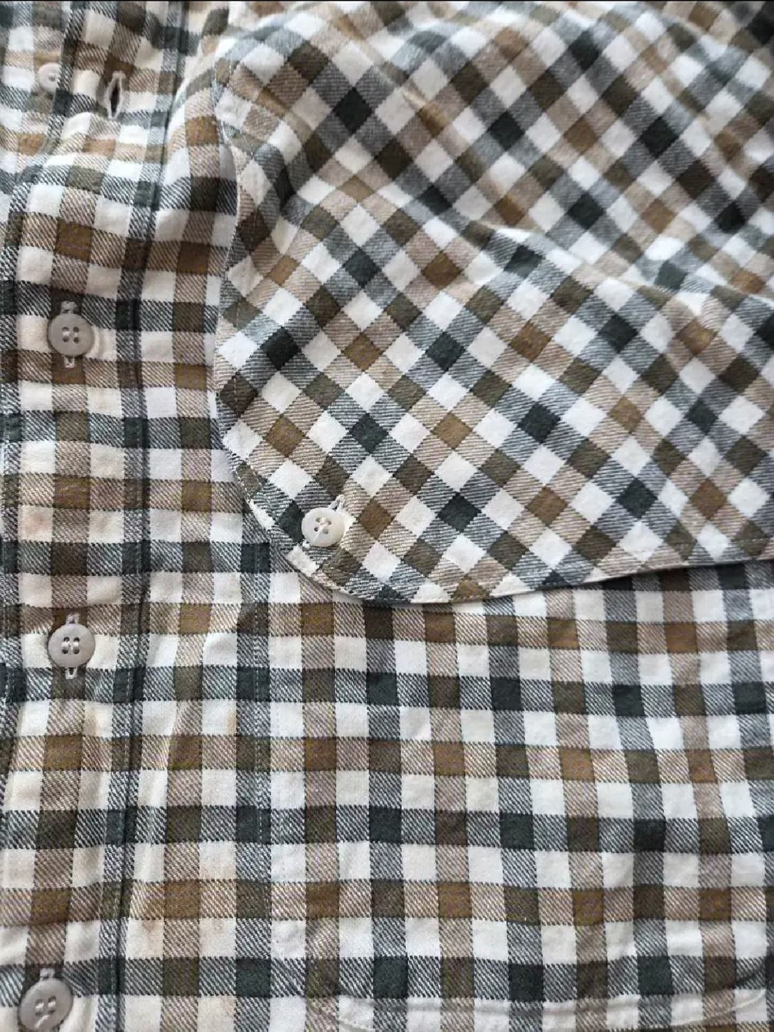 로에베 빈티지  마드라스 체크 셔츠 상품이미지5