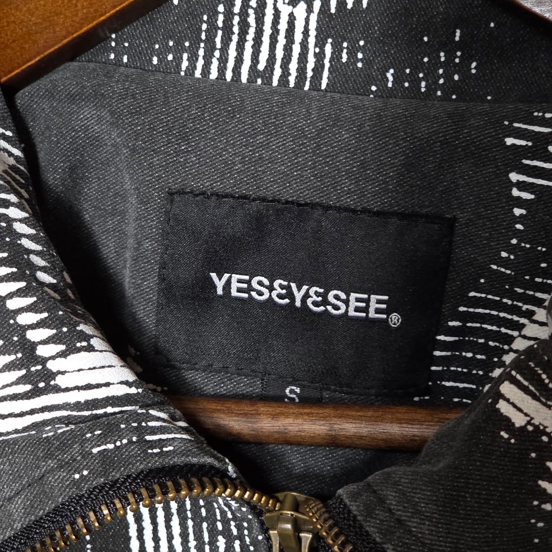 예스아이씨 그래비티 프린팅 투웨이 코튼 자켓 상품이미지8