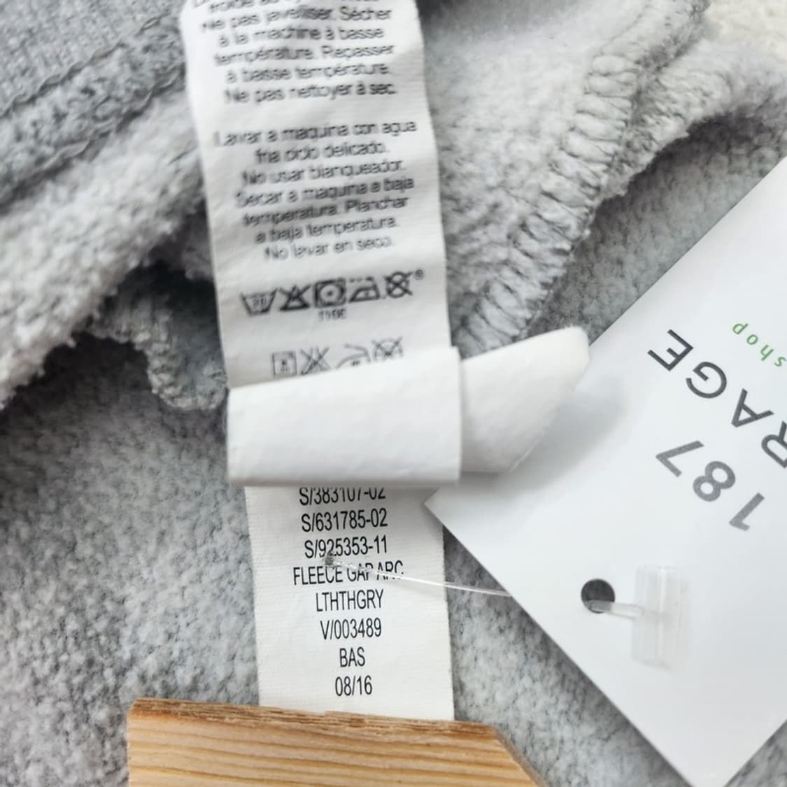 GAP 그레이로고 후드티 XL 상품이미지5