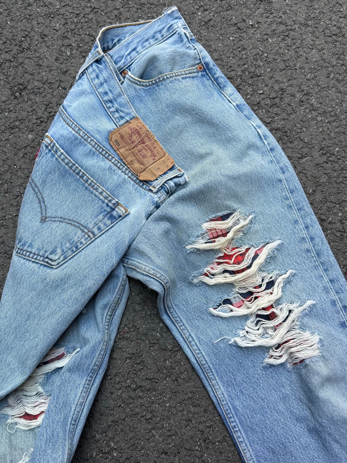 90s 리바이스 501 커스텀 데님팬츠 상품이미지1