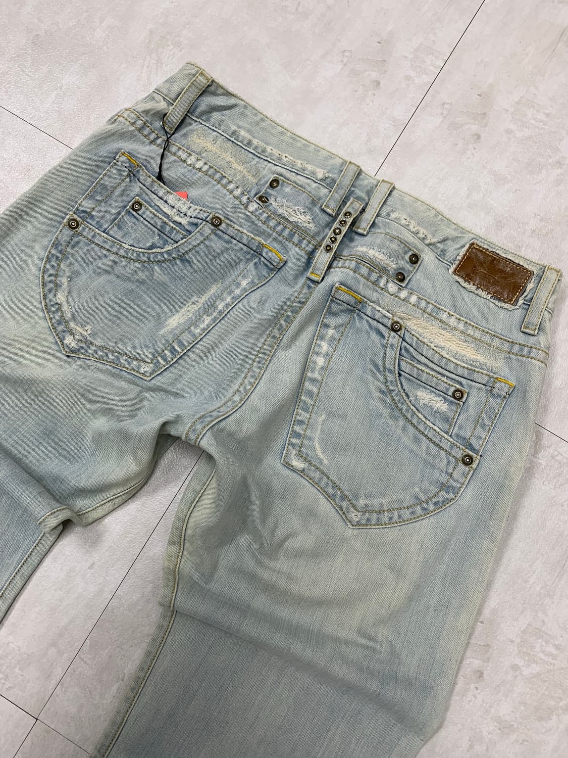 로빈스 진 포켓 디테일 데님 팬츠 #10 상품이미지2