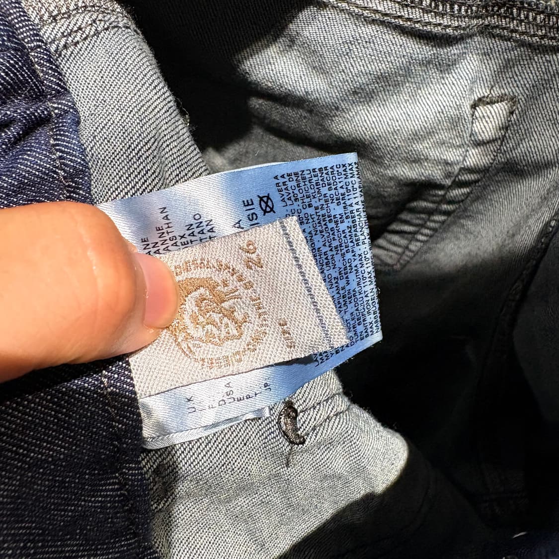 디젤 진 윌키 데님청팬츠 상품이미지6