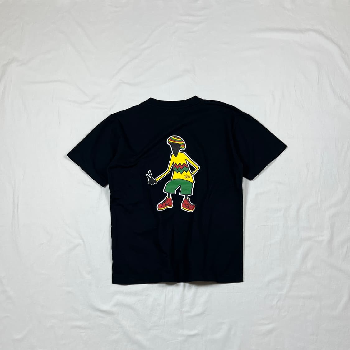 90‘s 스투시 rasta rootz rockin rydimz 반팔티 상품이미지6