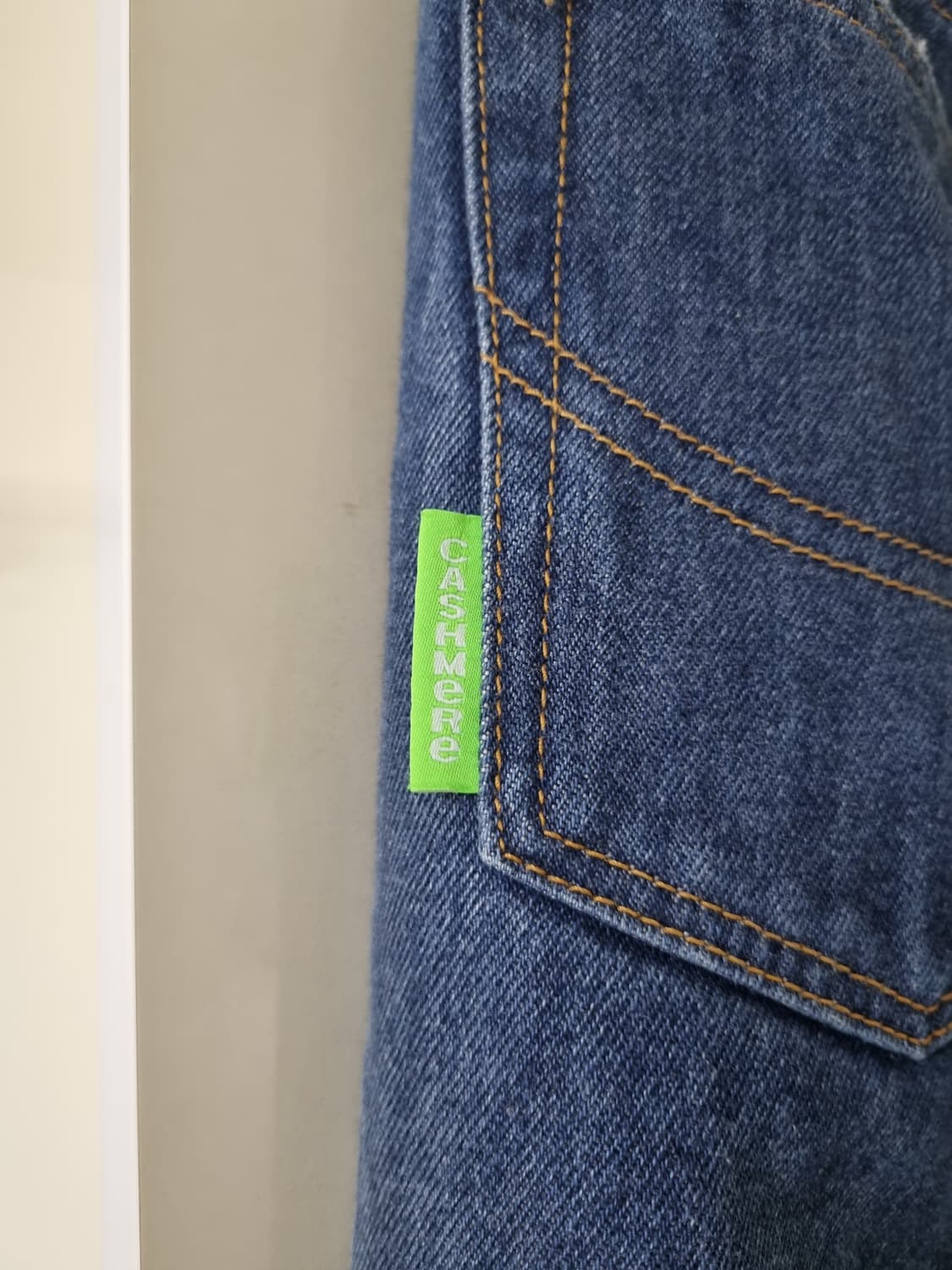 더블렛 업싸이클 오리지널 패치워크 부츠컷 데님 상품이미지8