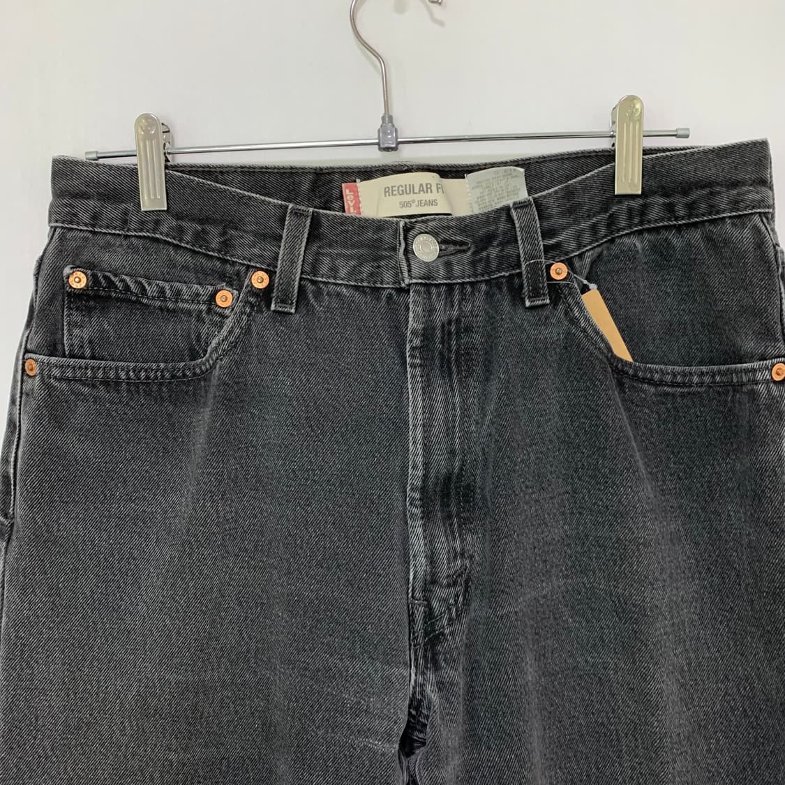 리바이스 흑청 바지 빈티지 데님팬츠 32인치 상품이미지2