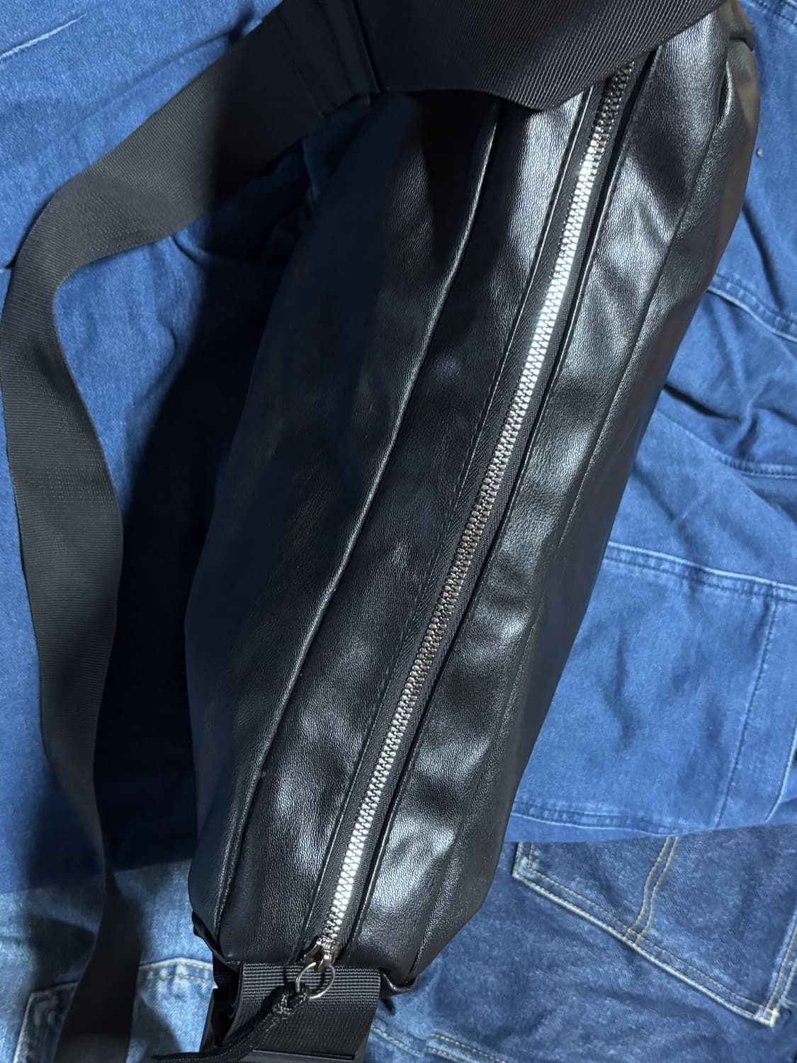 basic black leather bag 상품이미지10