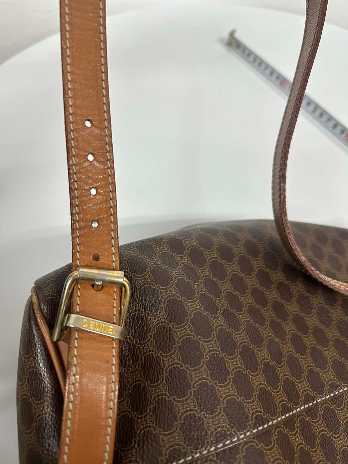 셀린느 빈티지 트리오페 마카담 버킷 백팩 [감정서ㅇ] 상품이미지8