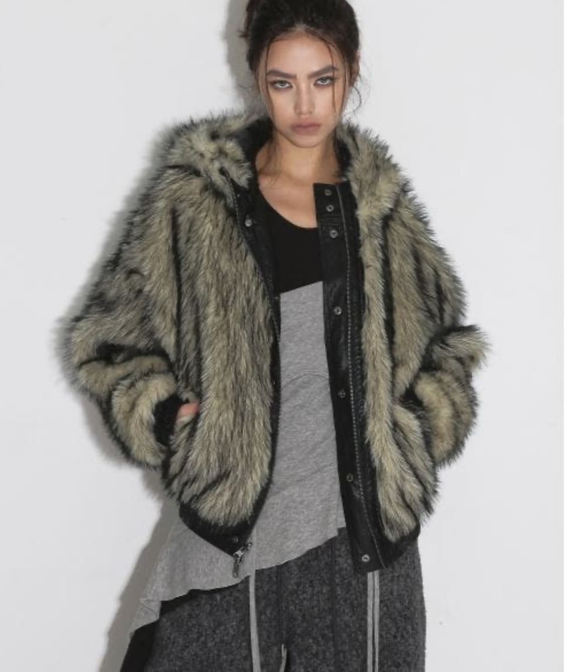 샌드릭 퍼자켓 라이트옐로우 상품이미지1