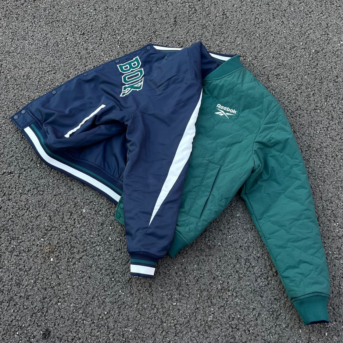 Reebok Reversible Varsity Jacket 상품이미지1