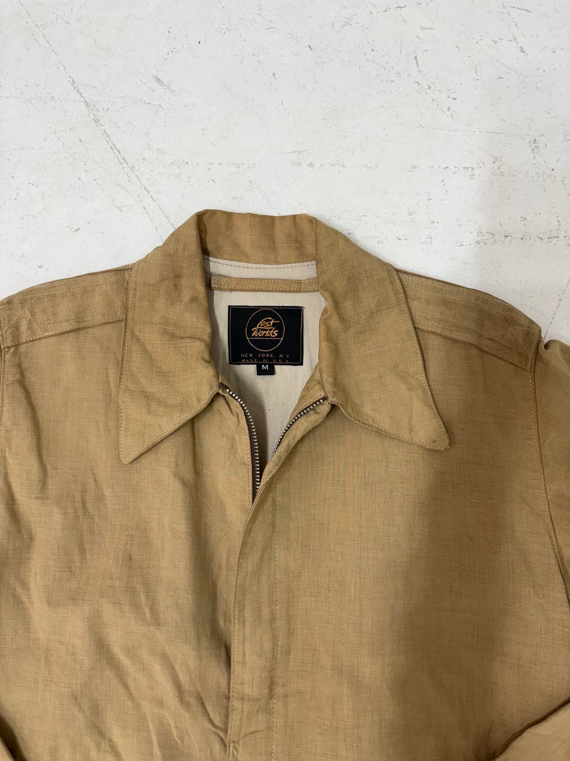 90‘s vtg Lost worlds Flight Jacket.  상품이미지3