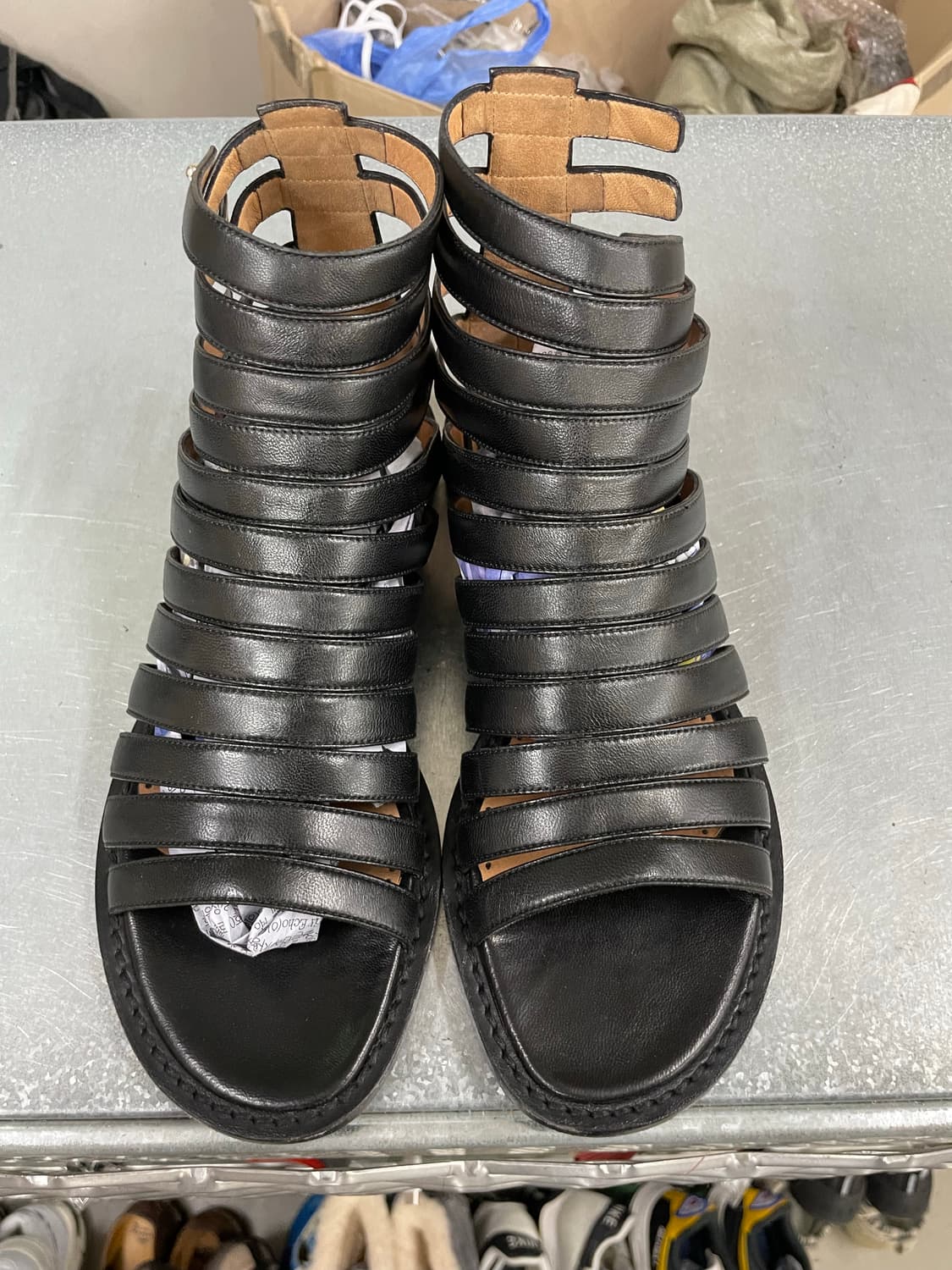 알렉사 와그너 스트랩 샌들 블랙 37.5 상품이미지5