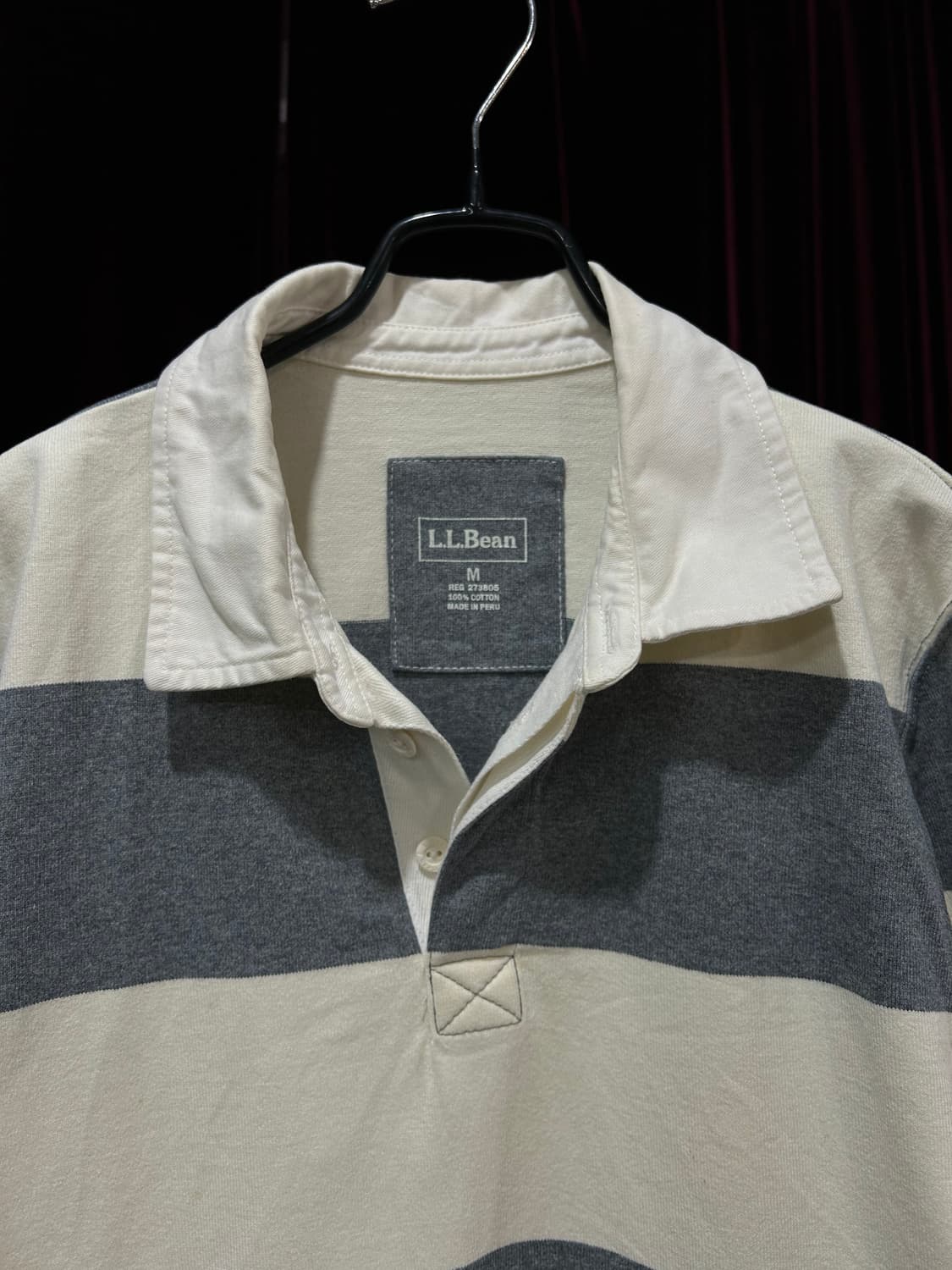 L.L.BEAN stripe pique shirts 상품이미지2