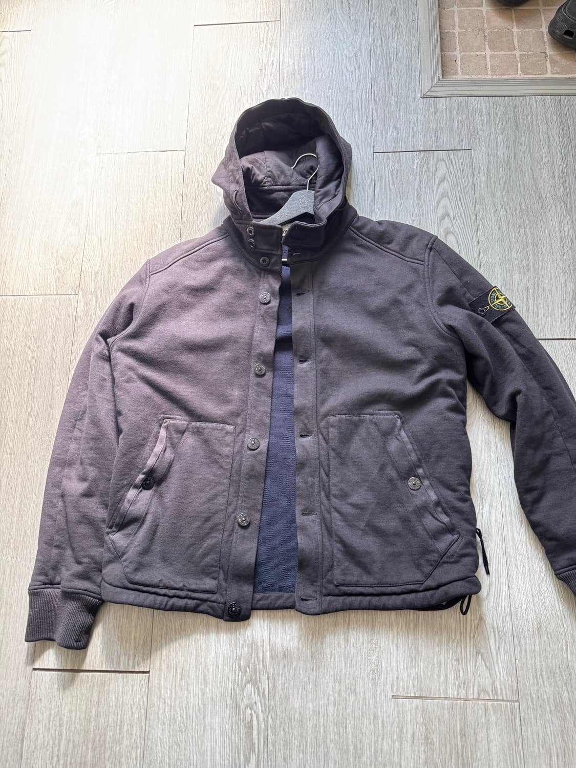 스톤아일랜드 스웻 워크 후드자켓 상품이미지3