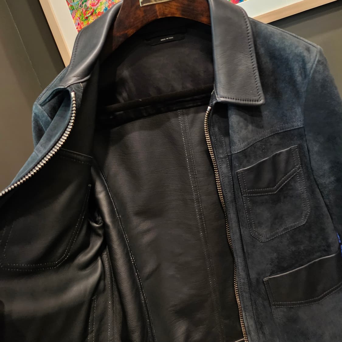 톰포드 캐시미어 스웨이드 4포켓 트러커 자켓 상품이미지5