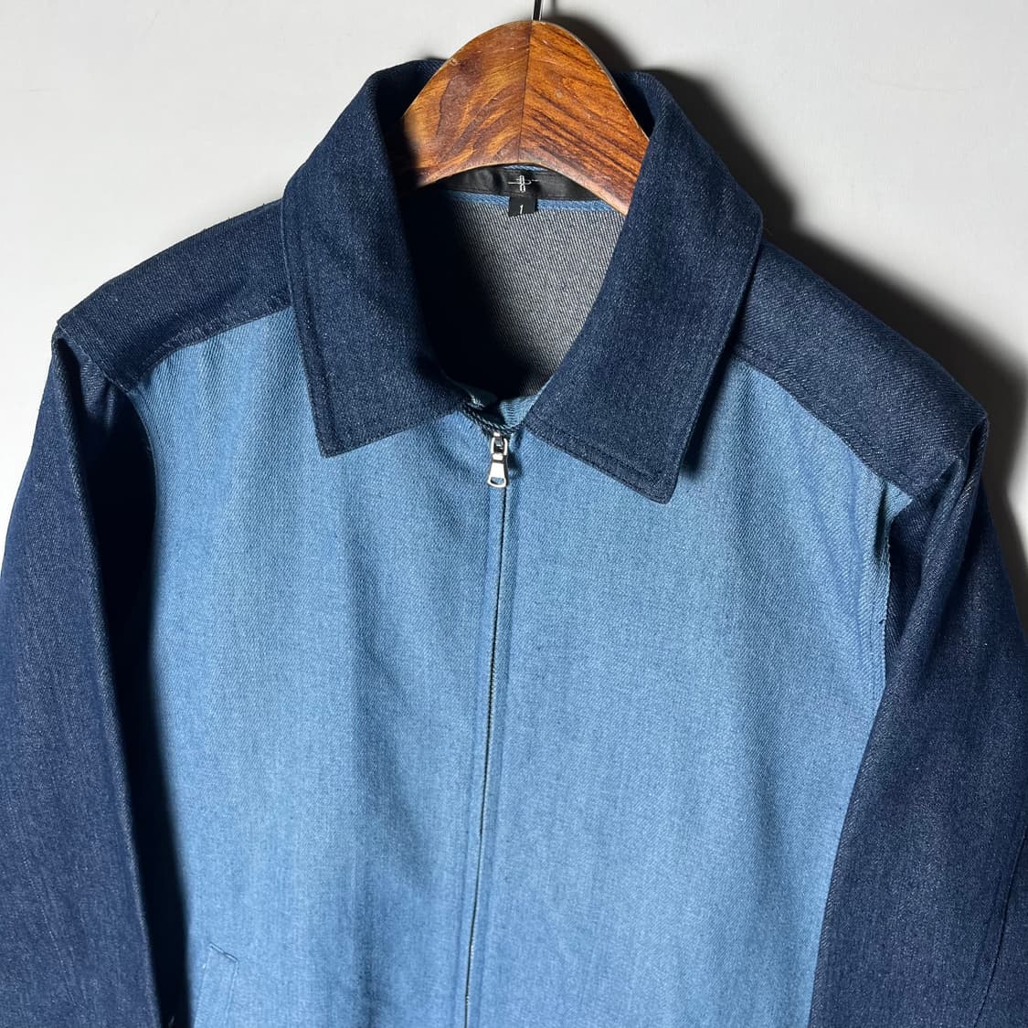 [NO ID] 노 아이디 투톤 데님 집업자켓 상품이미지3