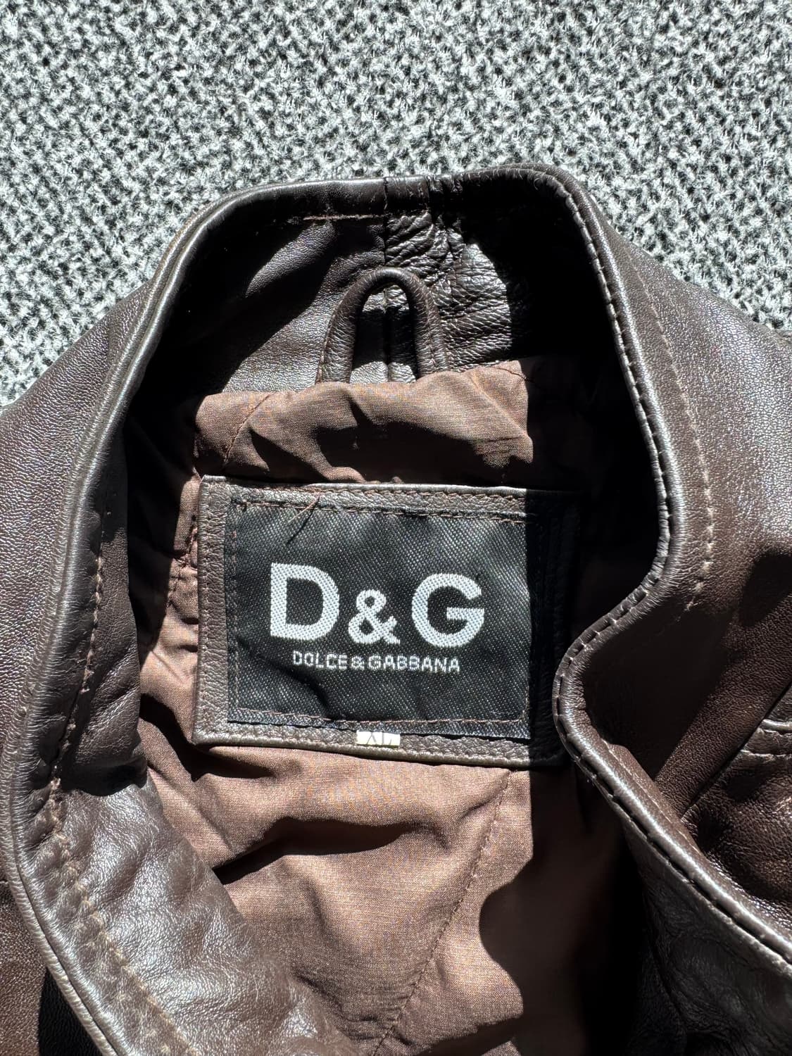 돌체앤가바나 레더 자켓 상품이미지3