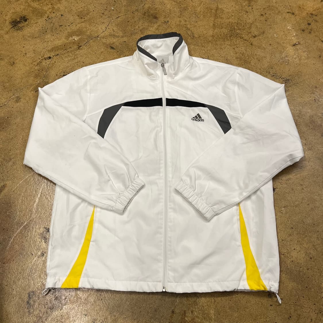 [정품/100] 아디다스 올드스쿨 화이트 바람막이 자켓 b17 상품이미지2