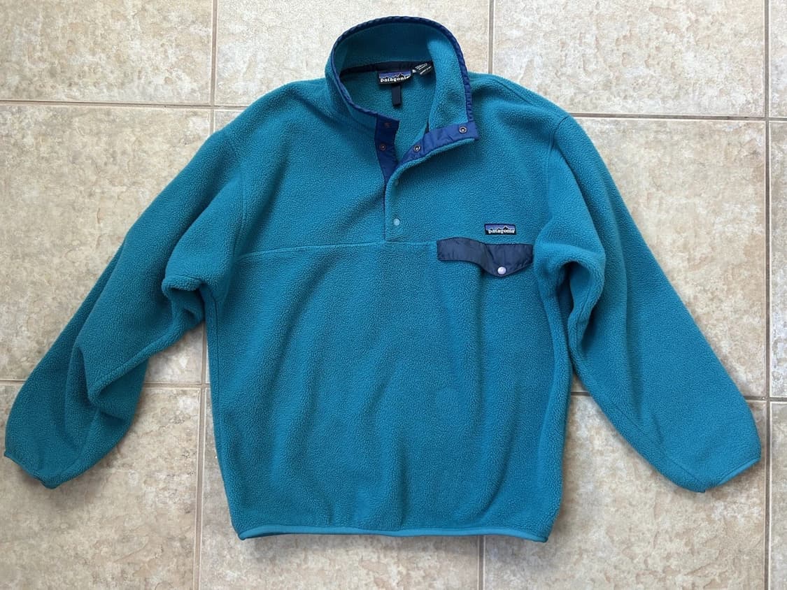00s 파타고니아 신칠라 스냅-T 청록/네이비 자메이카 상품이미지1