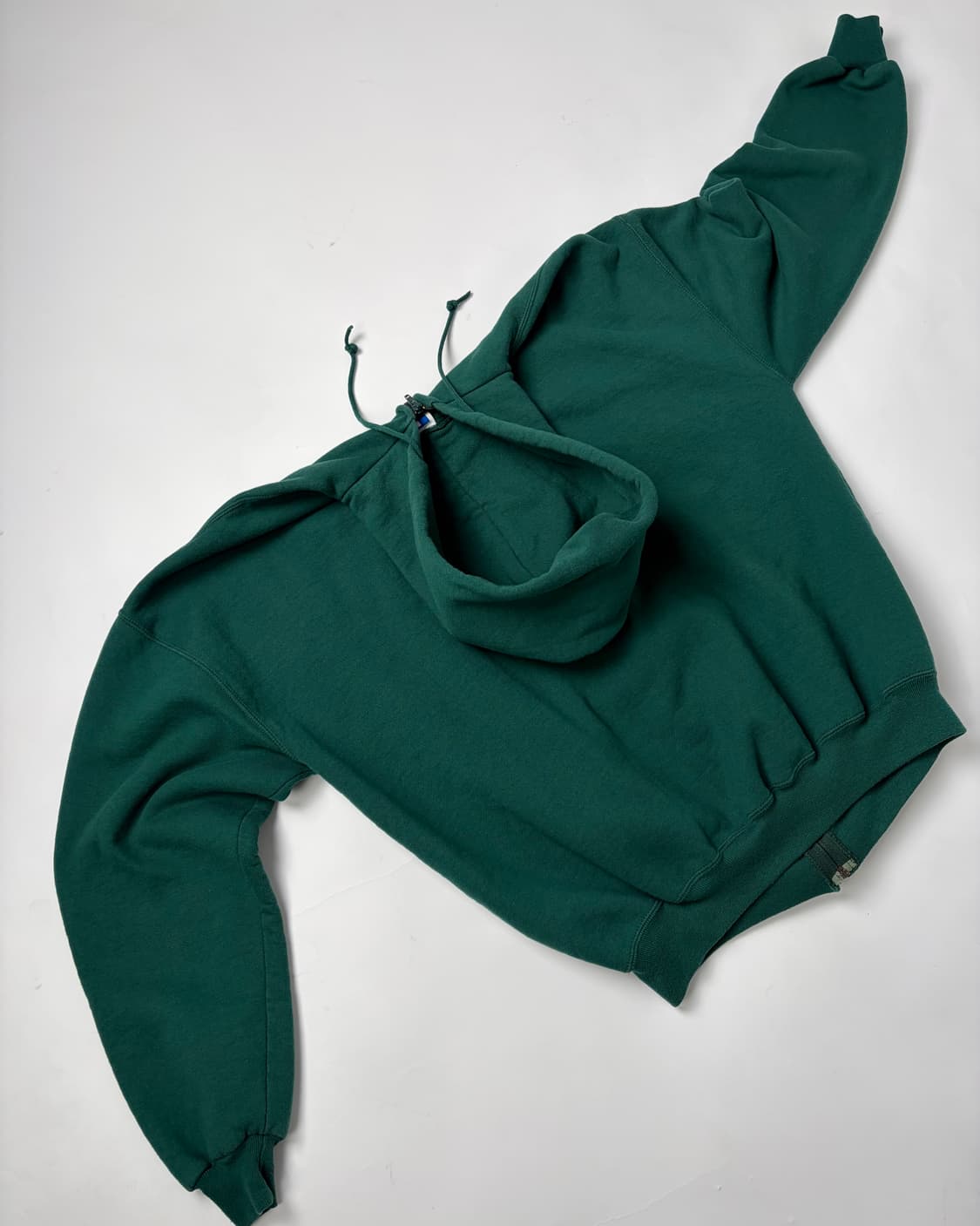 90s Russell Zip Up Hoodie (green) 상품이미지2
