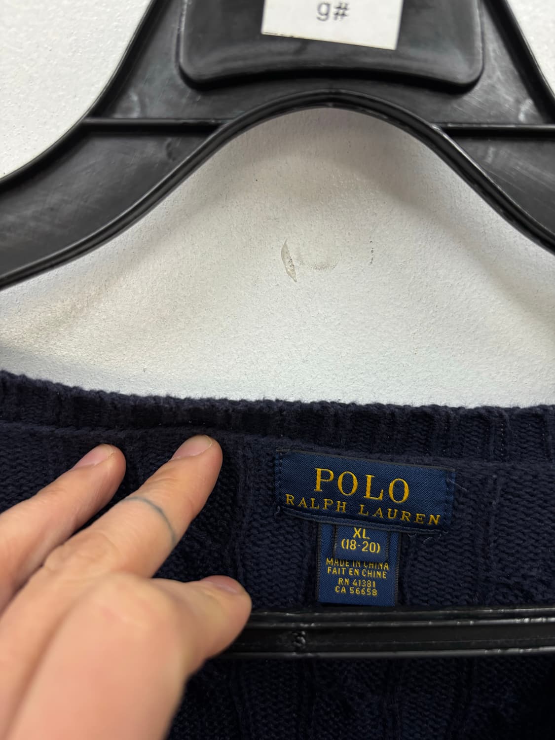 폴로랄프로렌 울 케이블 니트 상품이미지4