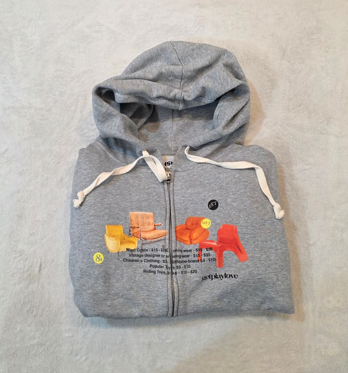 (여성) 케쥬얼 빈티지 후드집업 상품이미지5