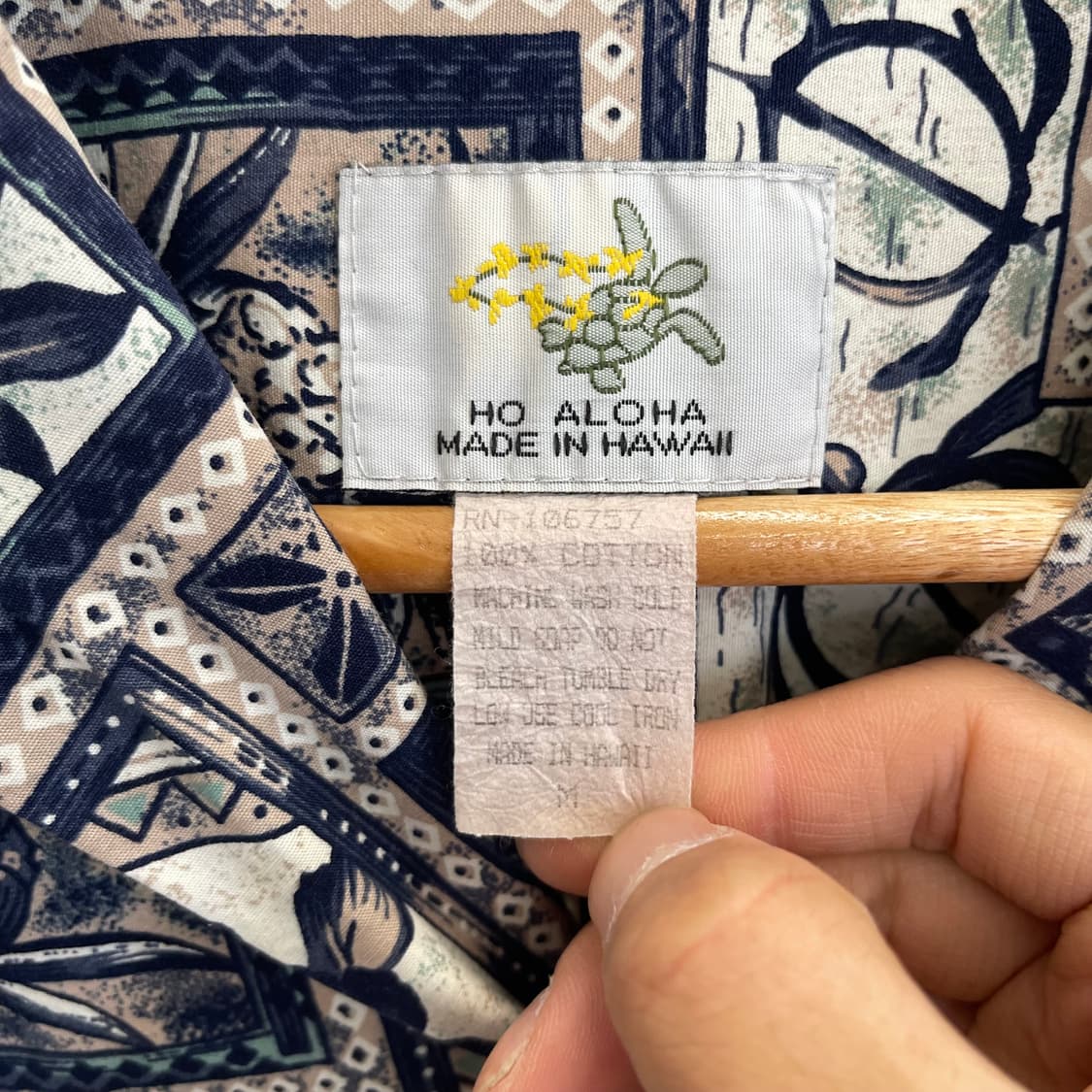 호 알로하 코튼 하와이안 셔츠 made in Hawaii (L) 상품이미지5