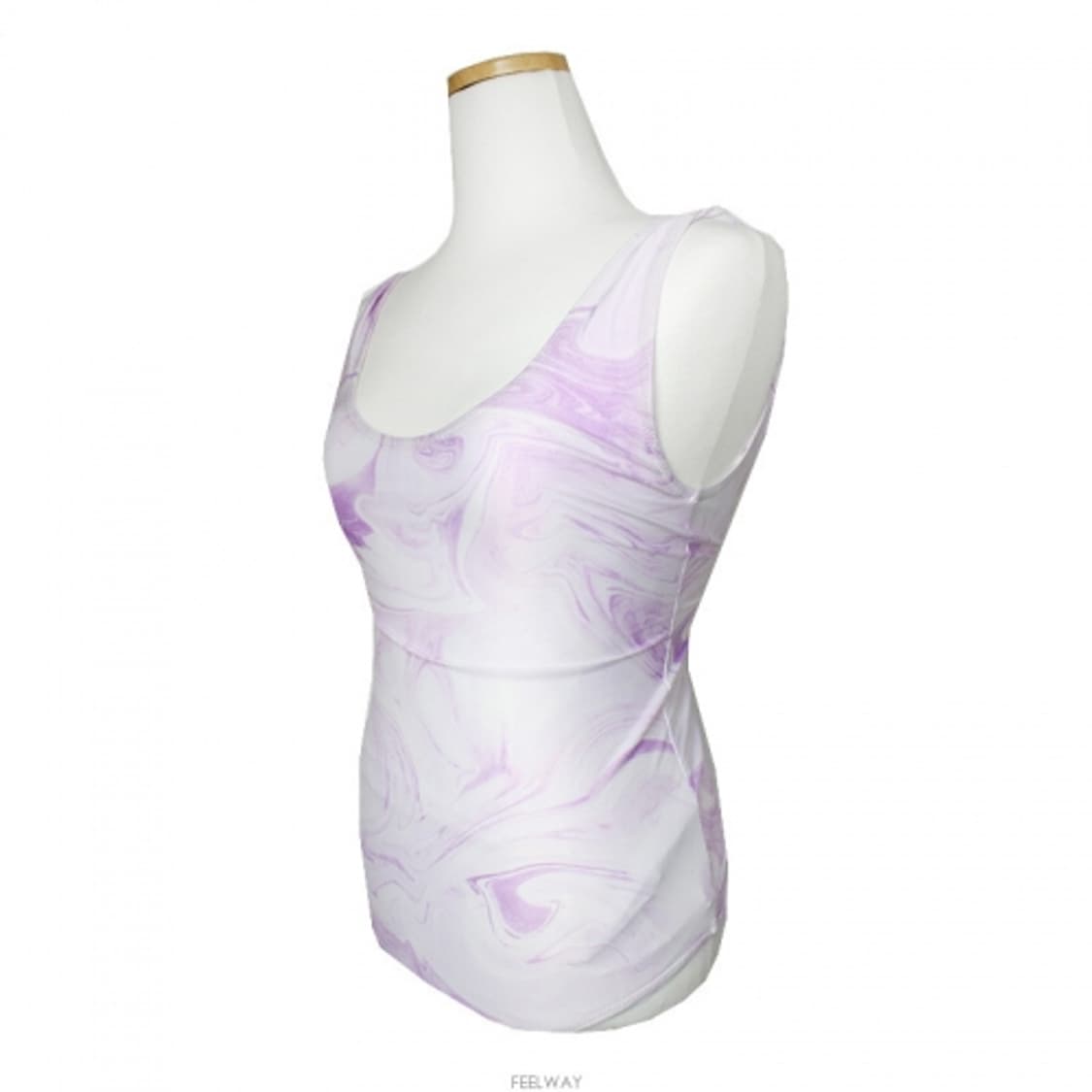 가니 라벤더 프린트 원피스 수영복 55 상품이미지2