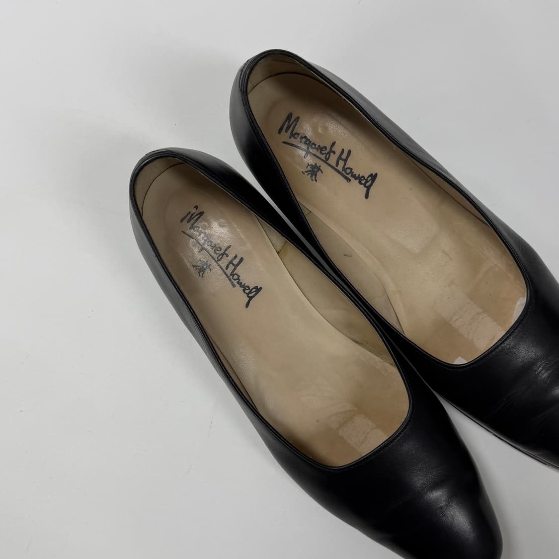 90s Margaret Howell mid heel pumps 상품이미지4