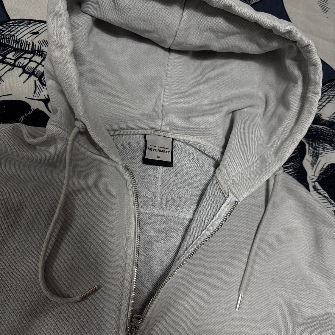 소버먼트 투웨이 피그먼트 후드집업 M사이즈  상품이미지2