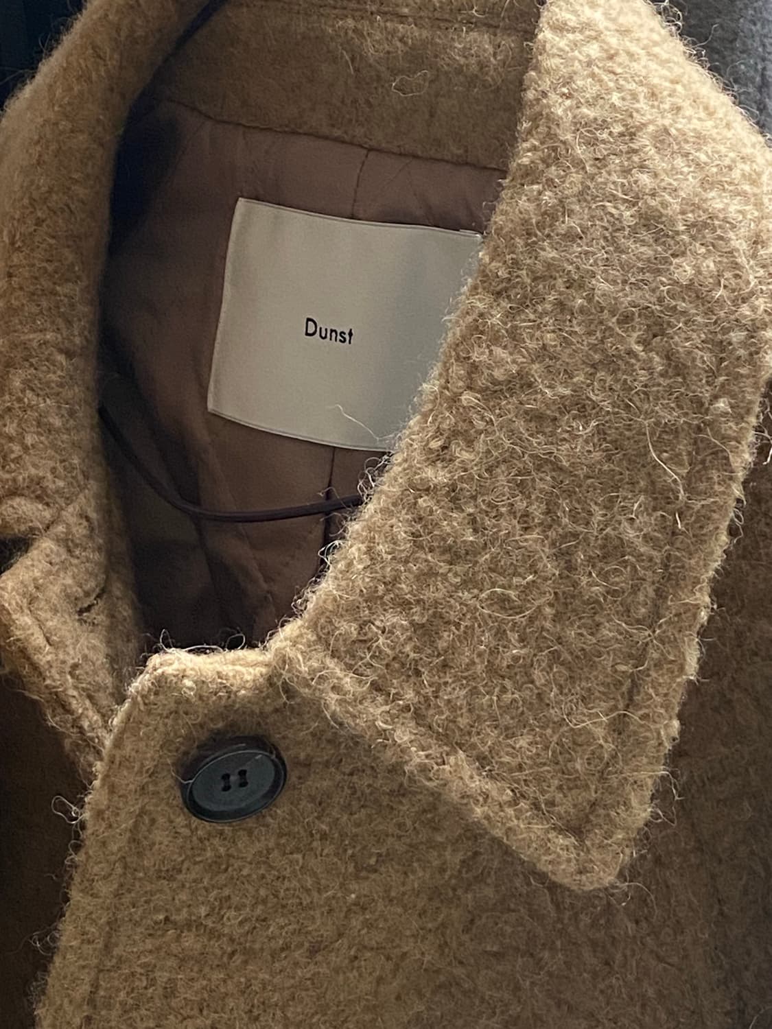 던스트 알파카 맥 코트(카멜) s 판매합니다 상품이미지10