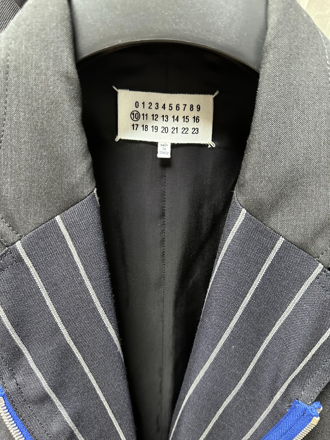 마르지엘라 집업 라펠 블레이저 스트라이프 46 상품이미지2