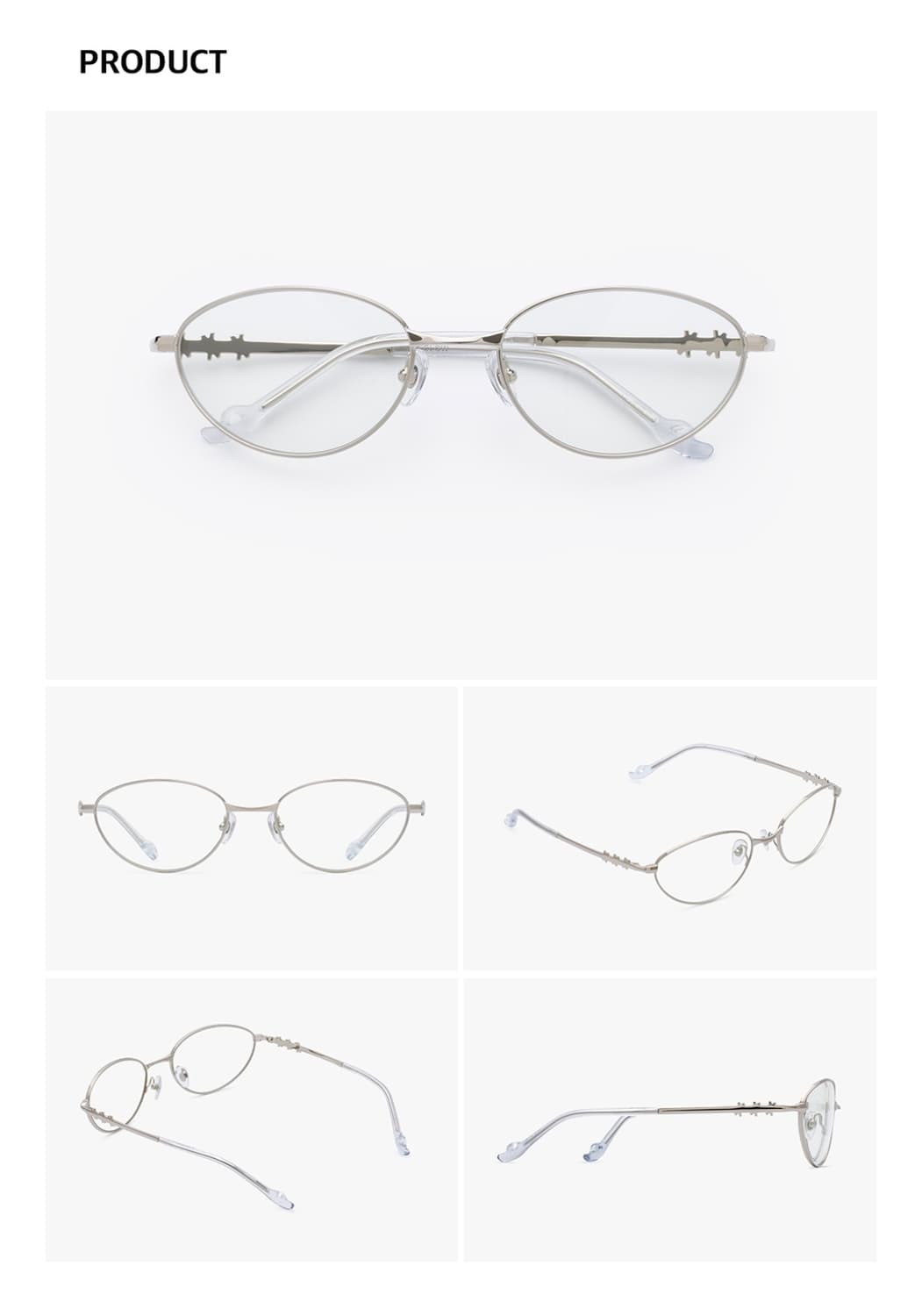 리끌로우 스테인리스 EPOCA 안경 SILVER 에포카 실버 은테 금테 상품이미지4