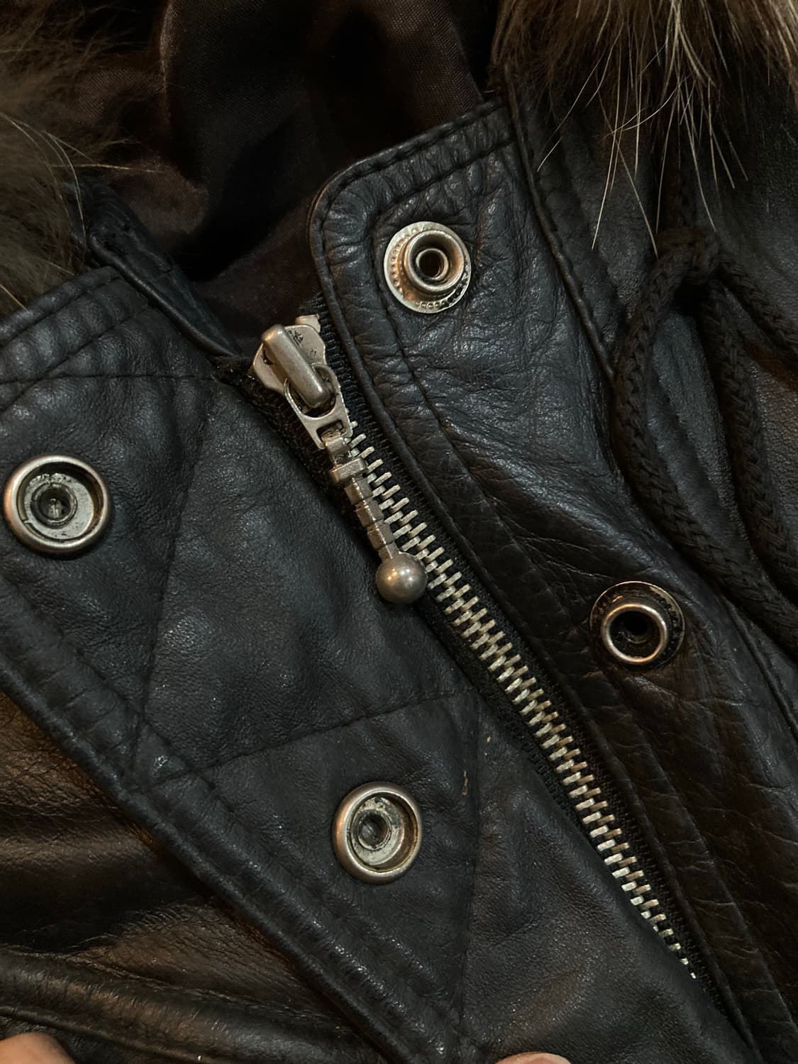 vtg 레더 야상 상품이미지4