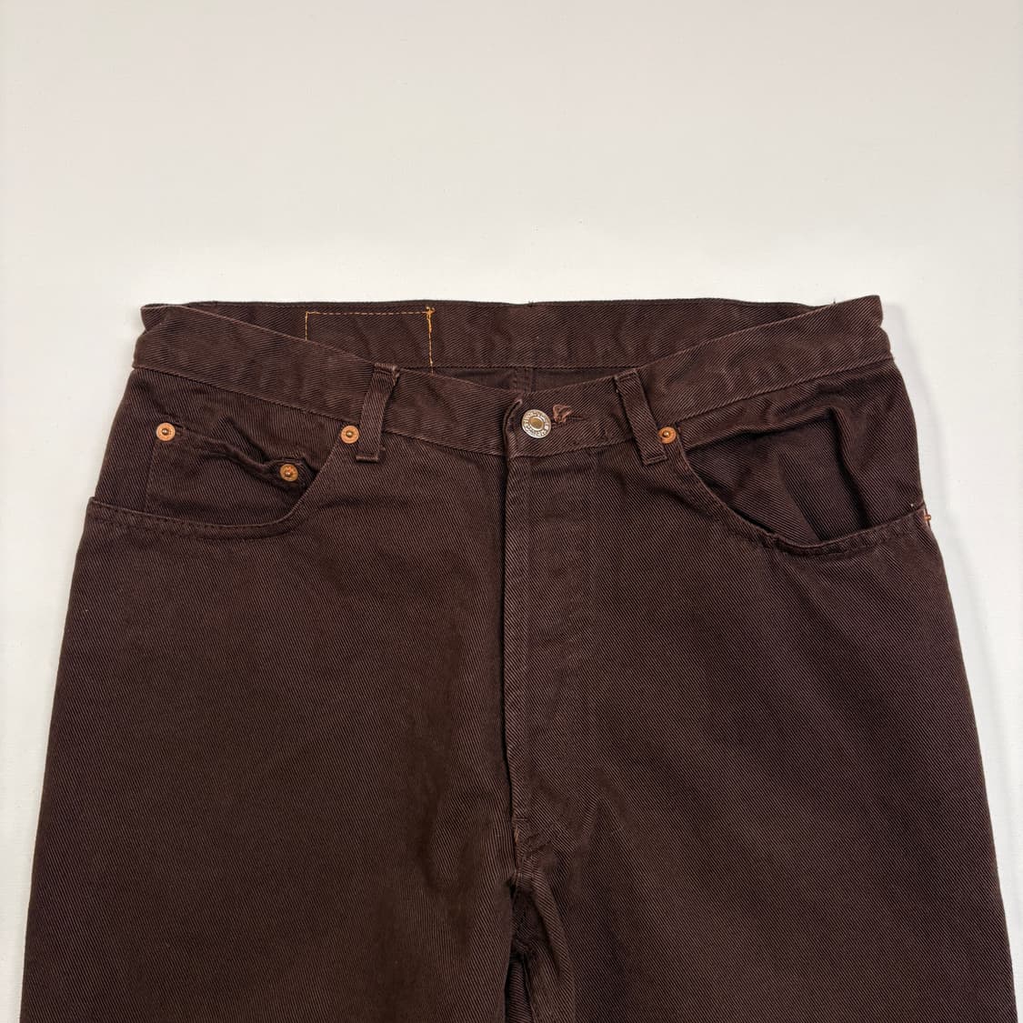 [36x34] 90s USA Levi’s 501 brown pants 상품이미지3