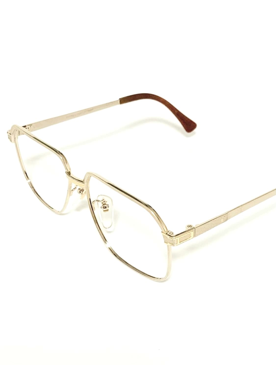 데드스탁 클래식 골드 메탈 스퀘어  빅사이즈 안경테  상품이미지3