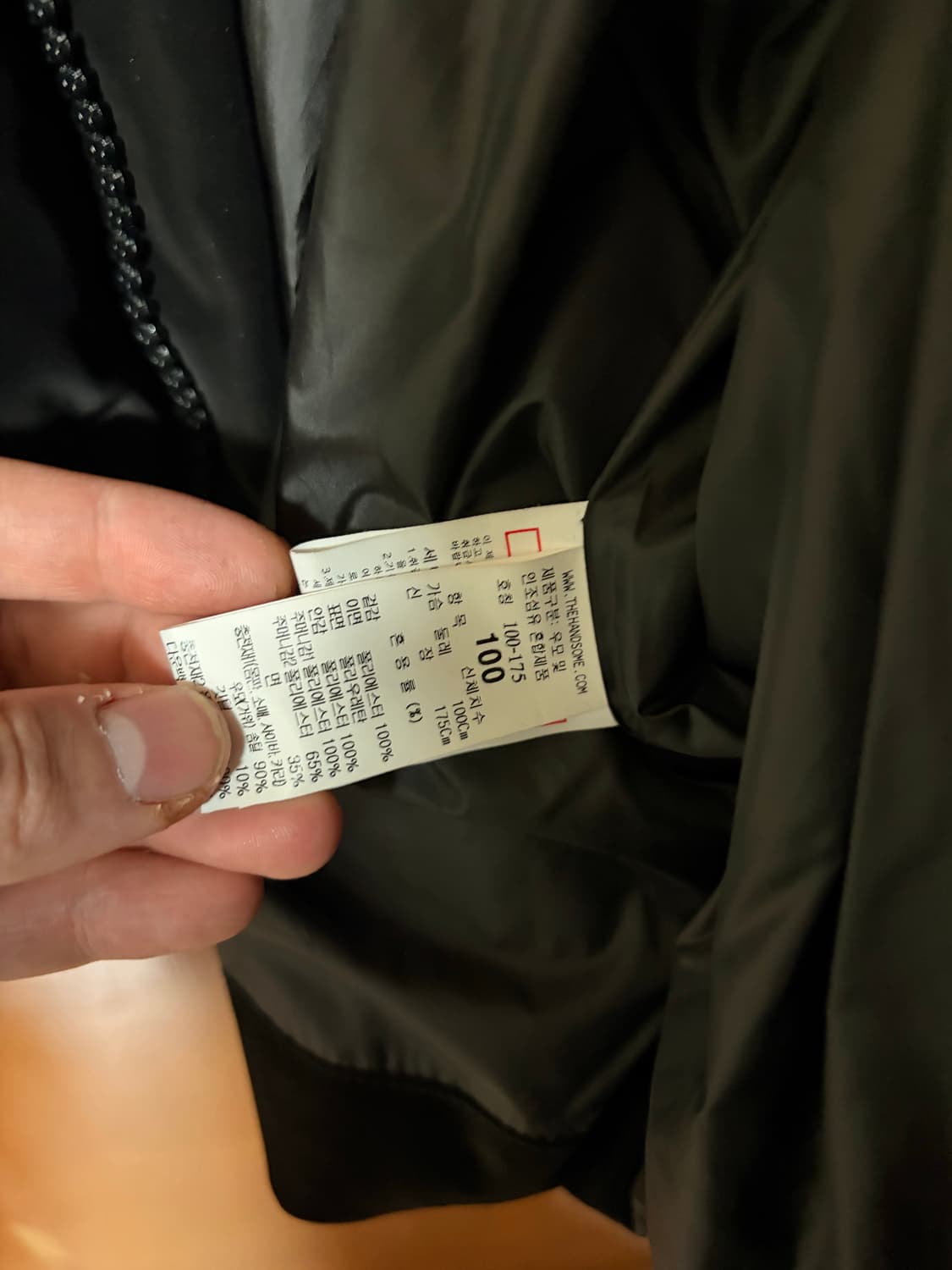 시스템옴므 글로시패딩 100사이즈 상품이미지3