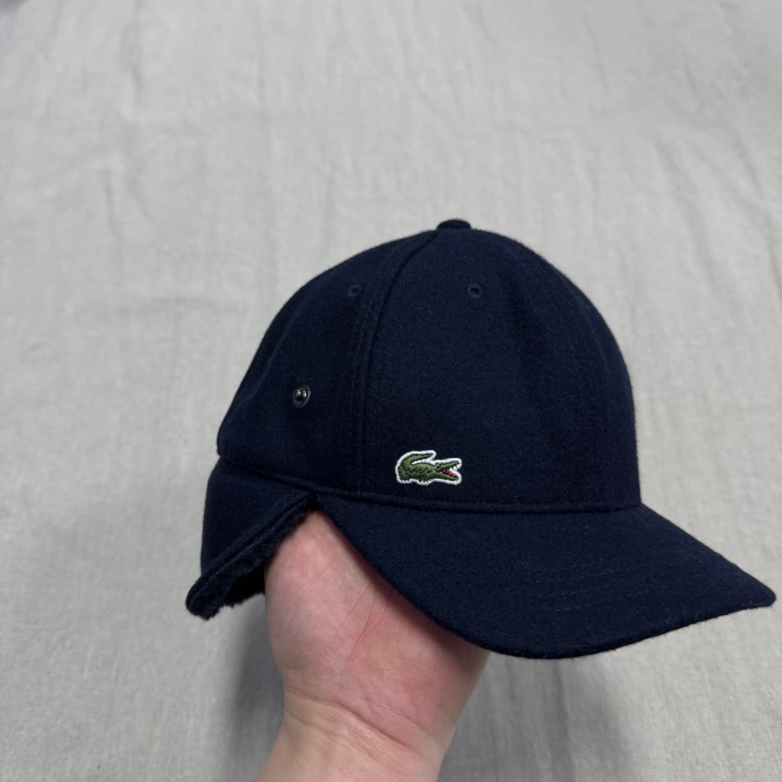 라코스테 울 후리스 군밤모자 볼캡  상품이미지3
