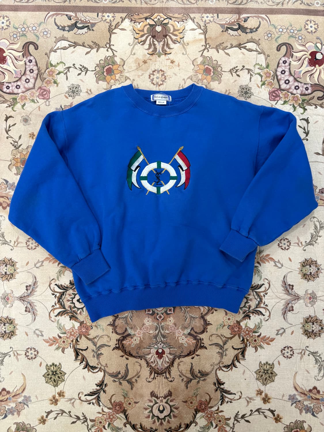 90s 입생로랑 빅로고 맨투맨 상품이미지1