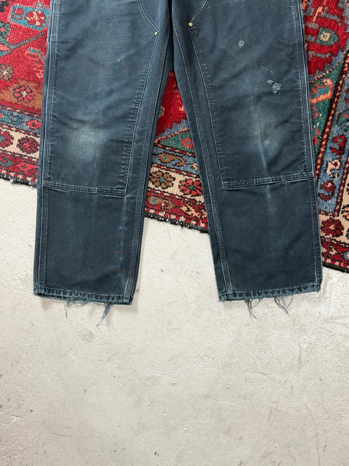 OG USA 칼하트 B01 더블니 블랙 칼하트 썩블니 하드페이딩 상품이미지7